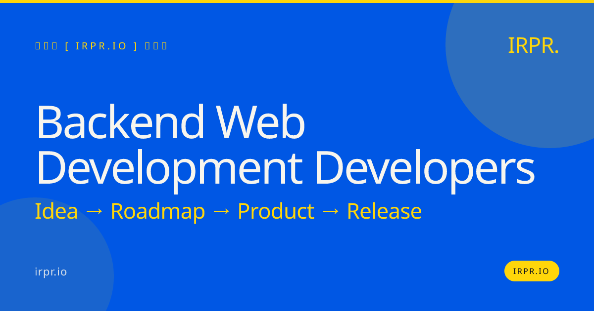 Hire Backend Web Development Developers | IRPR.io — IRPR.io