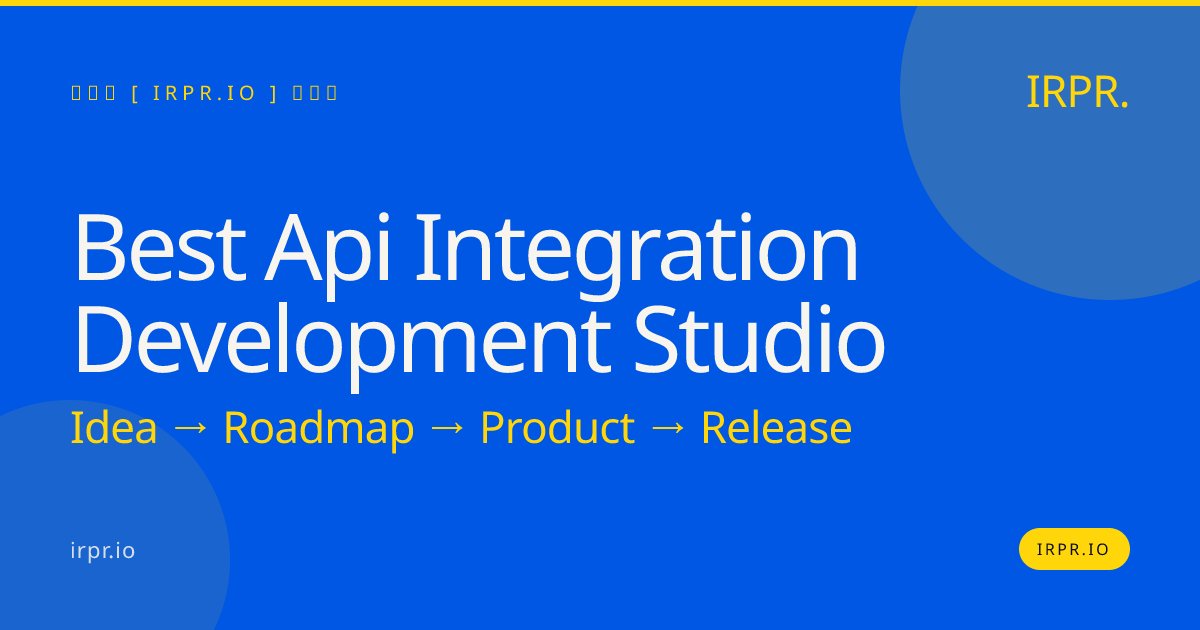 Best API Integration Development Studio | IRPR.io — IRPR.io