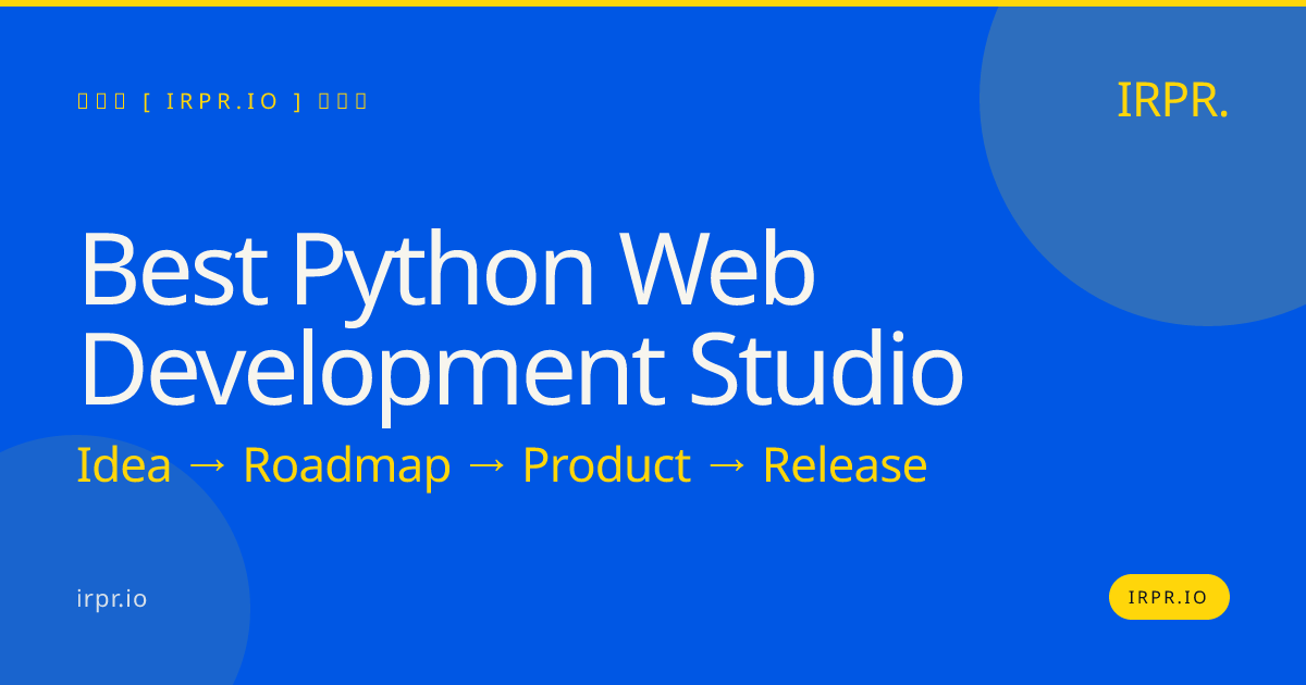 Best Python Web Development Studio | IRPR.io — IRPR.io