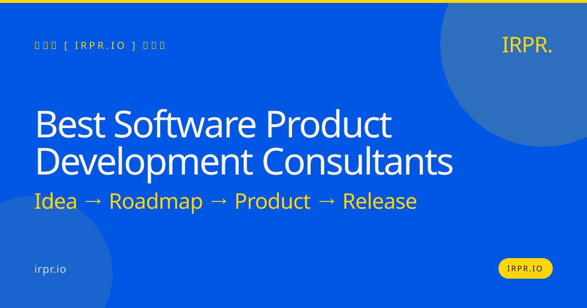 Best Software Product Development Consultants | IRPR.io — IRPR.io