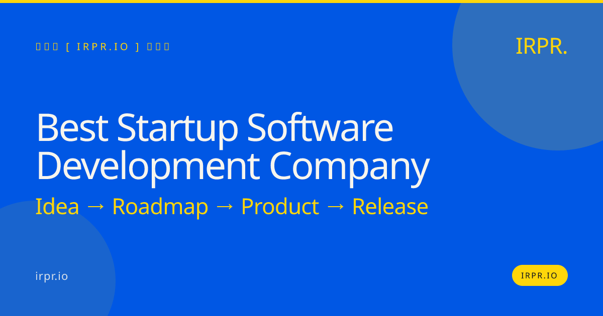 Best Startup Software Development Company | IRPR.io — IRPR.io