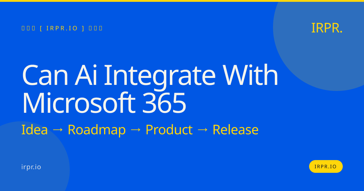 Can AI Integrate with Microsoft 365 | IRPR.io — IRPR.io