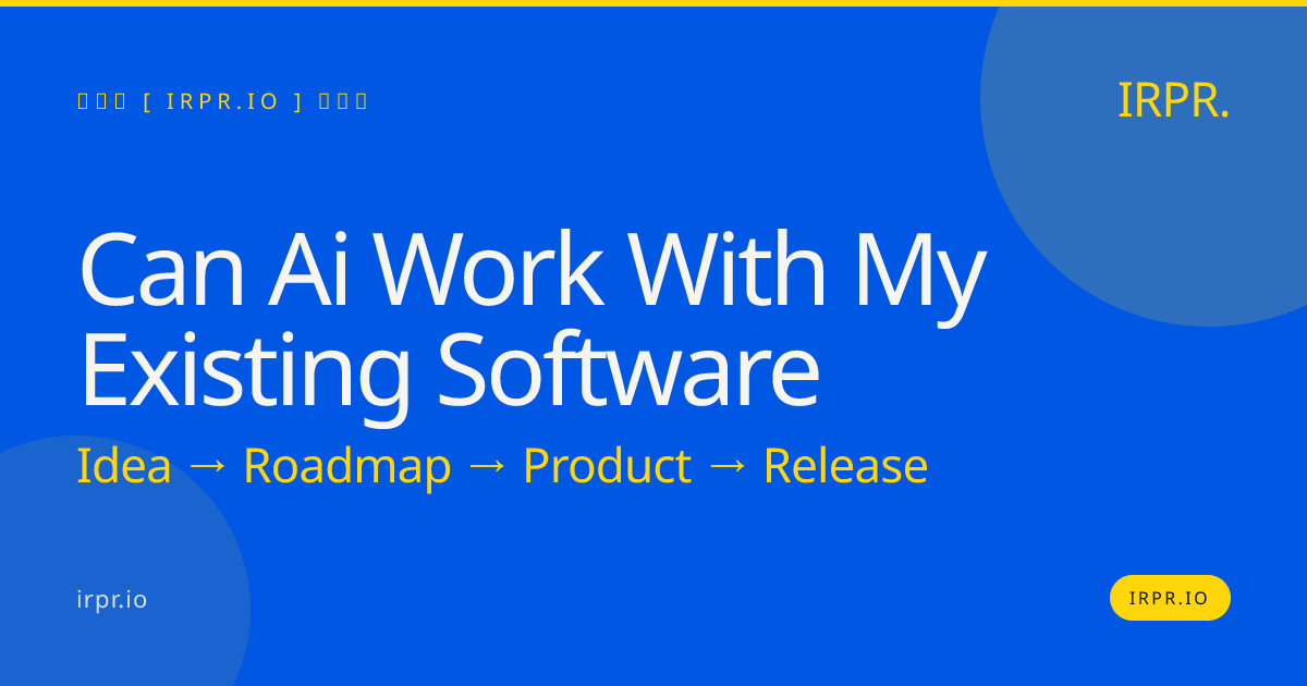 Can AI Work with My Existing Software? | IRPR.io — IRPR.io