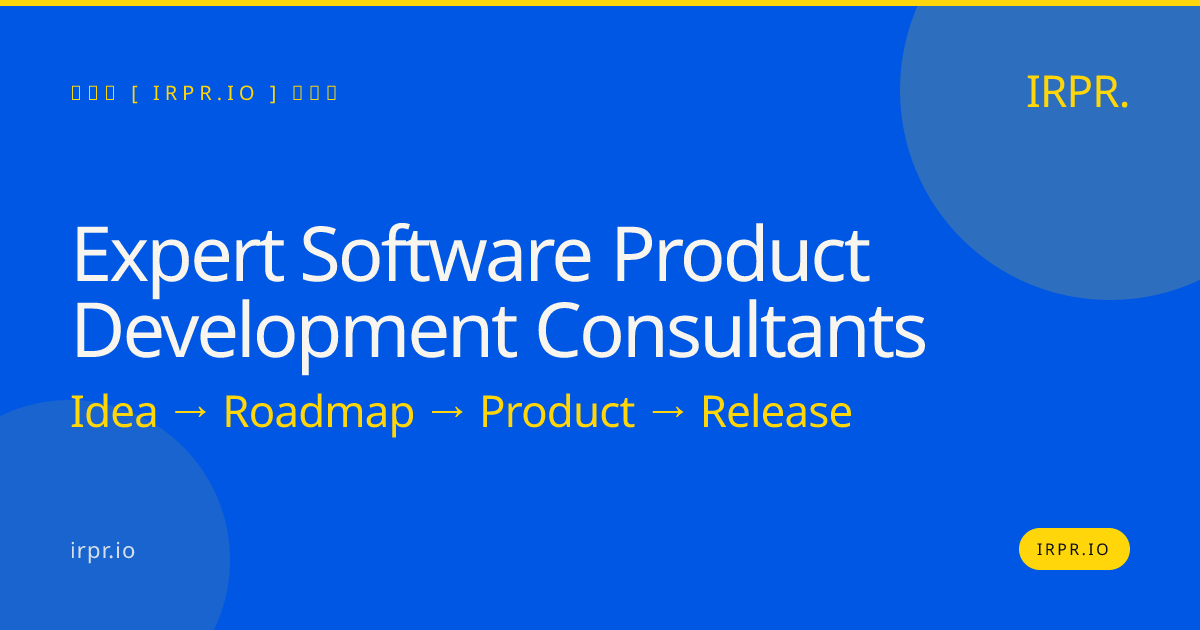 Expert Software Product Development Consultants | IRPR.io — IRPR.io