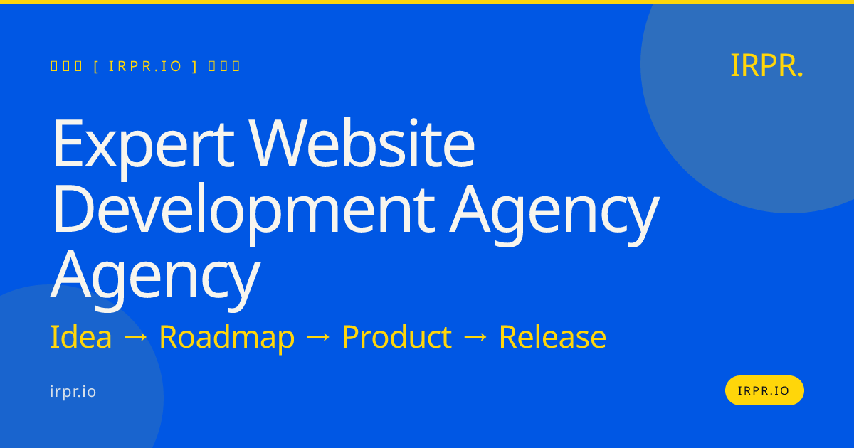 Expert Website Development Agency | IRPR.io — IRPR.io