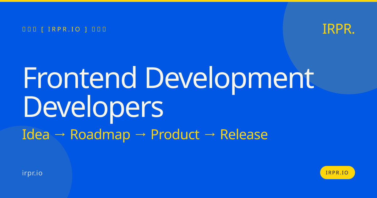 Hire Frontend Development Developers | IRPR.io — IRPR.io