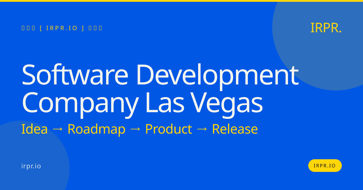 Software Development Company Las Vegas | IRPR.io — IRPR.io