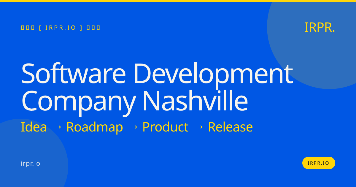 Software Development Company Nashville | IRPR.io — IRPR.io