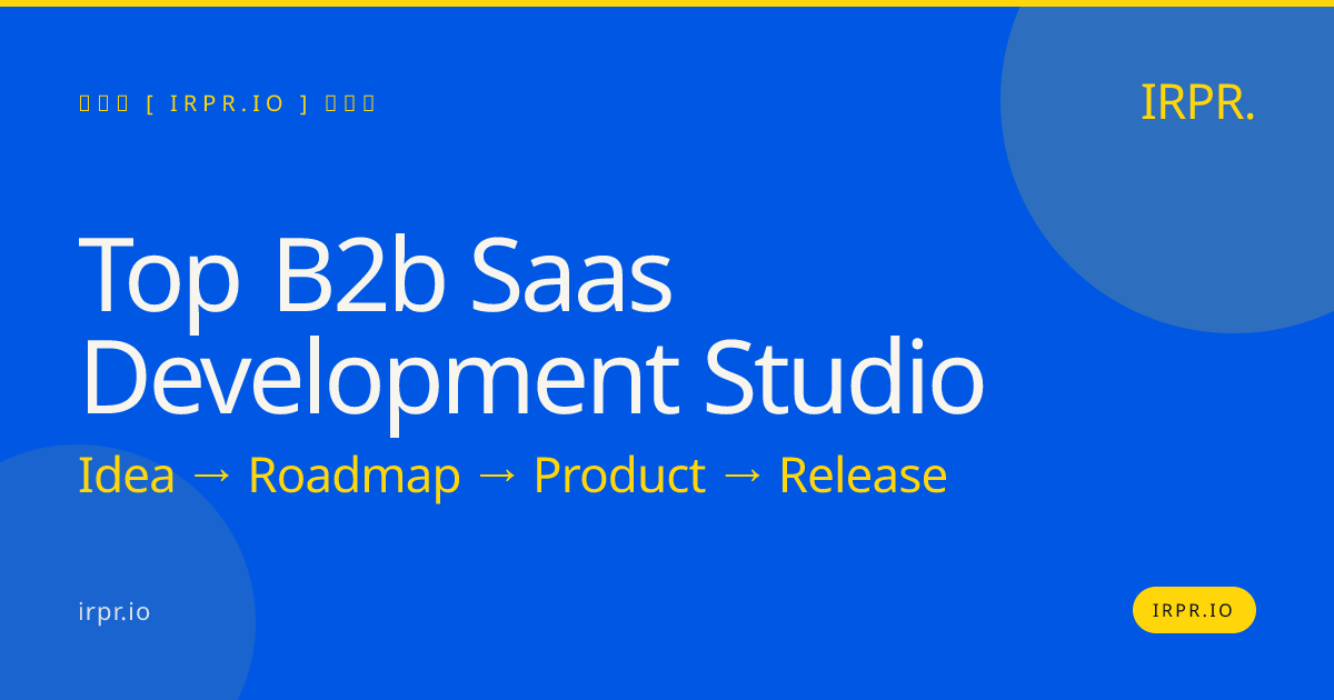 Top B2B SaaS Development Studio | IRPR.io — IRPR.io