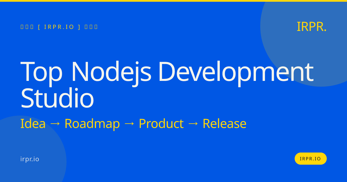 Top Node.js Development Studio | IRPR.io — IRPR.io