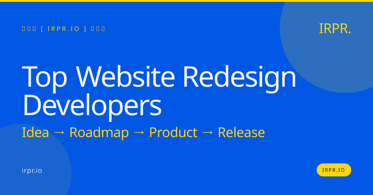 Top Website Redesign Developers | IRPR.io — IRPR.io