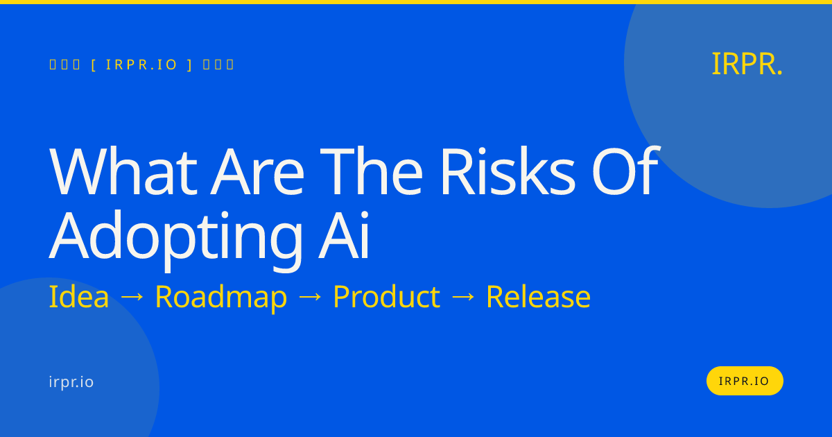 What Are the Risks of Adopting AI? | IRPR.io — IRPR.io