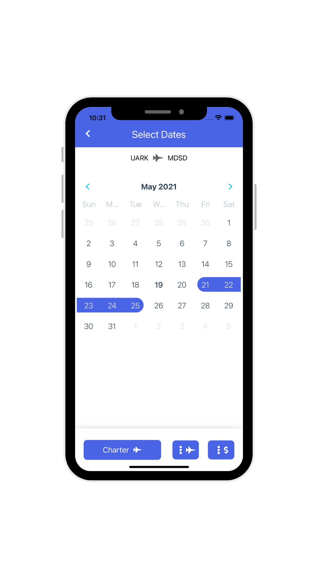Vayujet booking flow